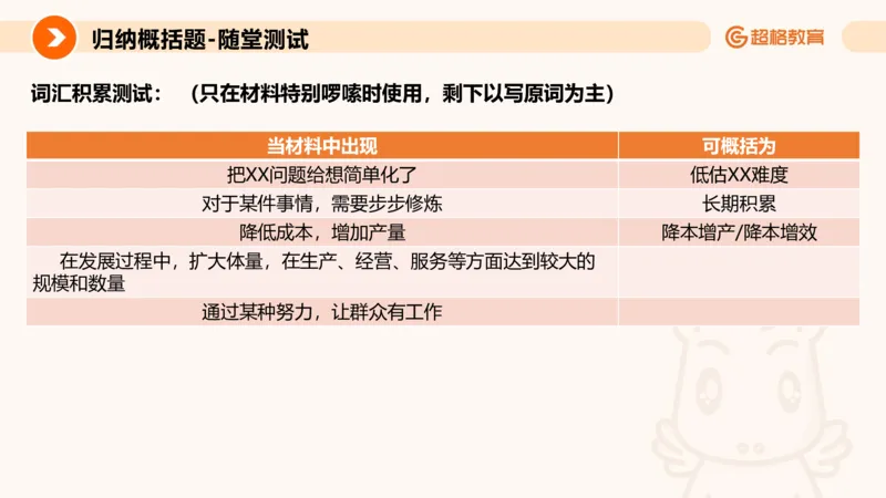 归纳概括专项强化3_2026考公资料_超格合集_公考-夸夸刷2026超格行测+申论（五合一）夸夸刷刷题营_申论_2班_课件