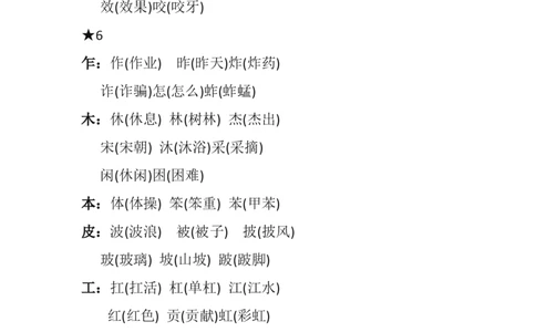 部编新人教版小学语文二年级上册-语文必考点：&ldquo;加偏旁，组新字&rdquo;汇总_二年级上下册资料_小学二年级学习资料-25年更新版_2-01、小学二年级语文上册_2-1-2、练习题、作业、试题、试卷