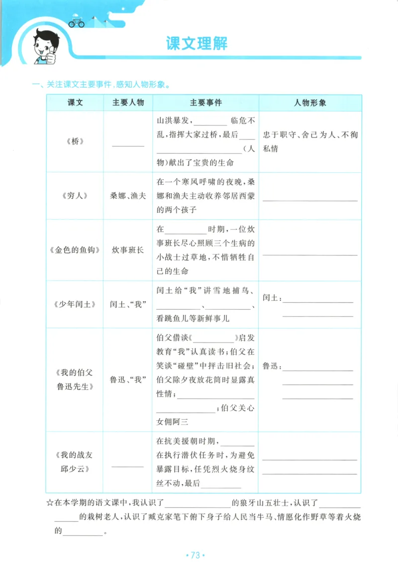 六年级语文上册人教版25秋《53单元归类复习》_25秋小学语数英习题试卷_语文_53单元归类复习完整版语文25年上册