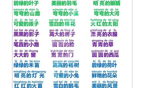 词语积累大全(1)_一年级上下册资料_一年级上册小红书同款资料_一年级(1)