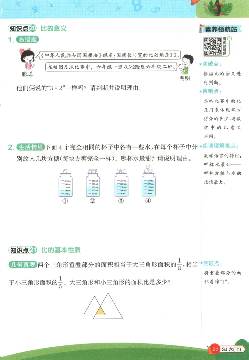 情境题_25秋小学语数英习题试卷_数学_苏教版_阳光同学计算小达人苏教25年上册1-6_阳光同学计算小达人SJ6上
