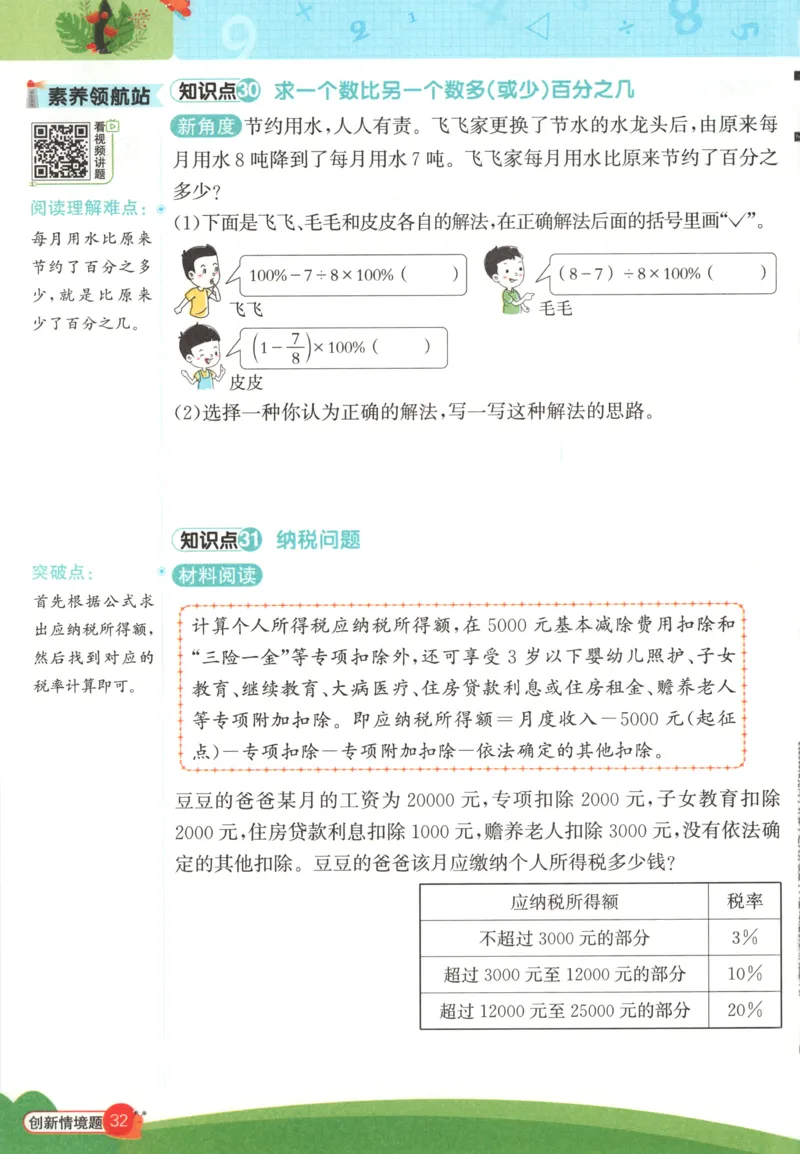 情境题_25秋小学语数英习题试卷_数学_苏教版_阳光同学计算小达人苏教25年上册1-6_阳光同学计算小达人SJ6上