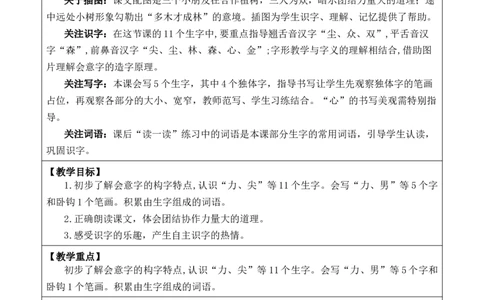 识字6日月明优质版教案_25秋七彩课堂统编版语文一年级上册教学资源包_七彩课堂统编版语文一年级上册教案_优质版教案_第六单元