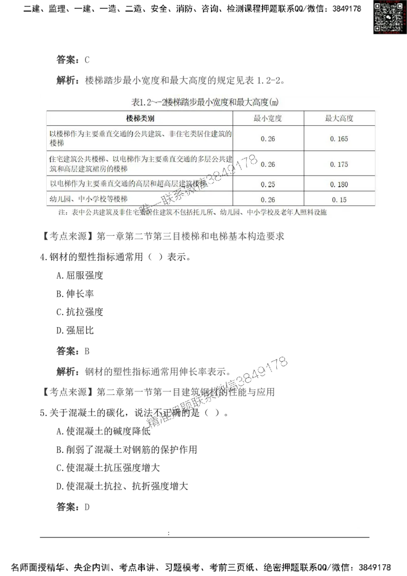 2025一级建造《建筑实务》基础自测卷_2026年一级建造师_2026年一建建筑_2025年一建建筑SVIP_01-精华文档✿电子教材✿历年真题_12-建筑《基础自测卷》SMR
