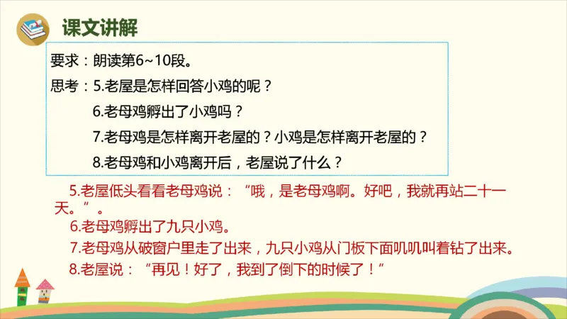 部编版小学三年级上册语文学习教案第3单元12《总也倒不了的老屋》_三年级上下册资料_小学三年级学习资料-25年更新版_3-01、小学三年级语文上册_3-1-3、课件、讲义、教案