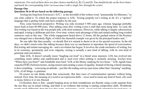 2014年6月六级阅读真题（一）_六级_六级仔细阅读_六级阅读（2010-2014）_2014.06六级