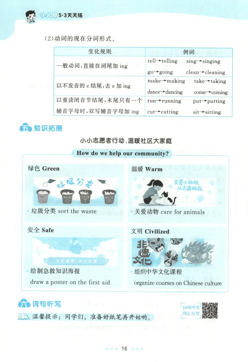 四年级英语上册人教PEP版25秋《53天天练》知识清单_25秋小学语数英习题试卷_英语_人教版_1-6年级英语上册人教PEP版25秋《53天天练》_四年级英语上册人教PEP版25秋《53天天练》