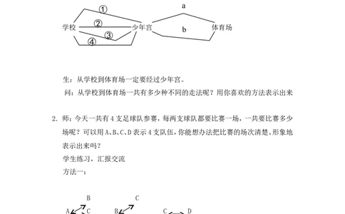 沪教版六年制三年级下册第六单元数学广场&mdash;&mdash;搭配教案_三年级上下册资料_小学三年级学习资料-25年更新版_3-04、小学三年级数学下册_3-4-5、教案、课件