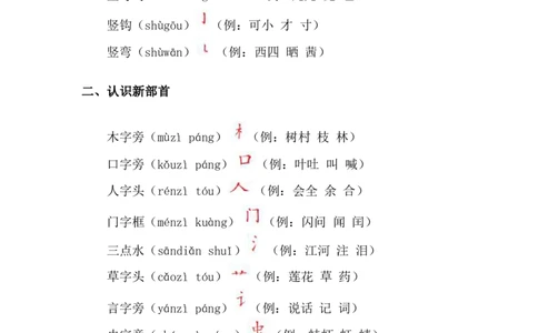 统编版小学语文一年级（上）知识点梳理_一年级上下册资料_小学一年级学习资料-25年更新版_1-01、小学一年级语文上册_01、知识汇总_一（上）语文单元知识重点