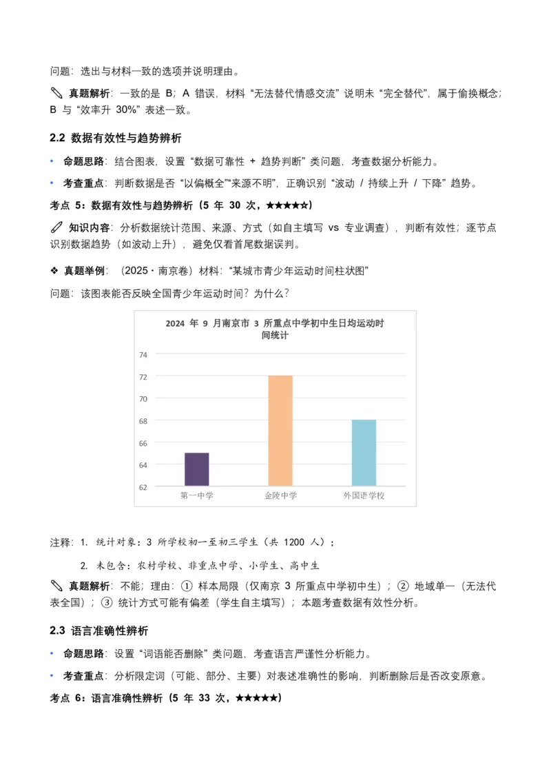近5年全国各地中考语文非连续文本(信息筛选、辨析、概括)12个高频考点+8个高频易错点_462026中考语文一轮复习练考点+练专题+练模块_非连续文本(信息的筛选、辨析、概括)