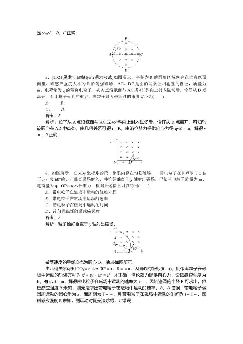 磁场专题65_2025高中教辅（后续还会更新新习题试卷）_2025高中全科《微专题&middot;小练习》_2025高中全科《微专题小练习》_2025版&middot;微专题小练习&middot;物理