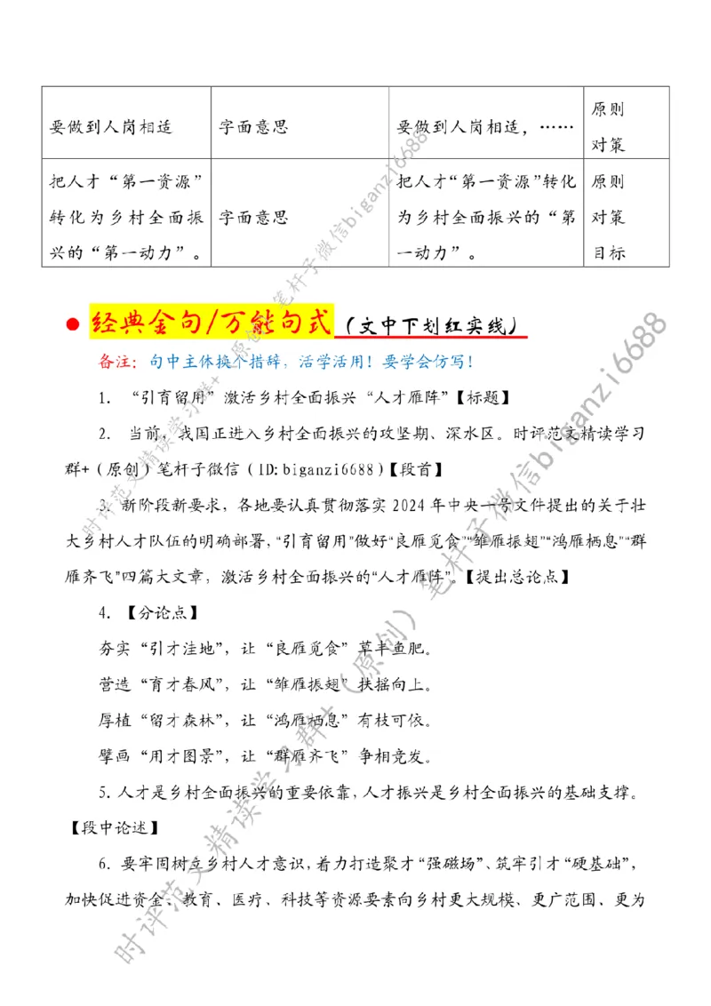 0508---标注白-&ldquo;引育留用&rdquo;激活乡村全面振兴&ldquo;人才雁阵&rdquo;_2026考公资料_（57）申论材料_00、笔杆子晨读材料_2024笔杆子晨读_笔杆子5月时政