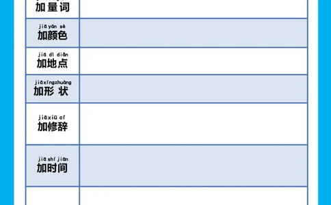 每日晨读注音（扩句法）空白版(1)_二年级上下册资料_小学二年级学习资料-25年更新版_2-02、小学二年级语文下册_2-2-2、练习题、作业、试题、试卷_专项练习