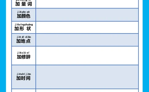 每日晨读注音（扩句法）空白版(1)_二年级上下册资料_小学二年级学习资料-25年更新版_2-02、小学二年级语文下册_2-2-2、练习题、作业、试题、试卷_专项练习