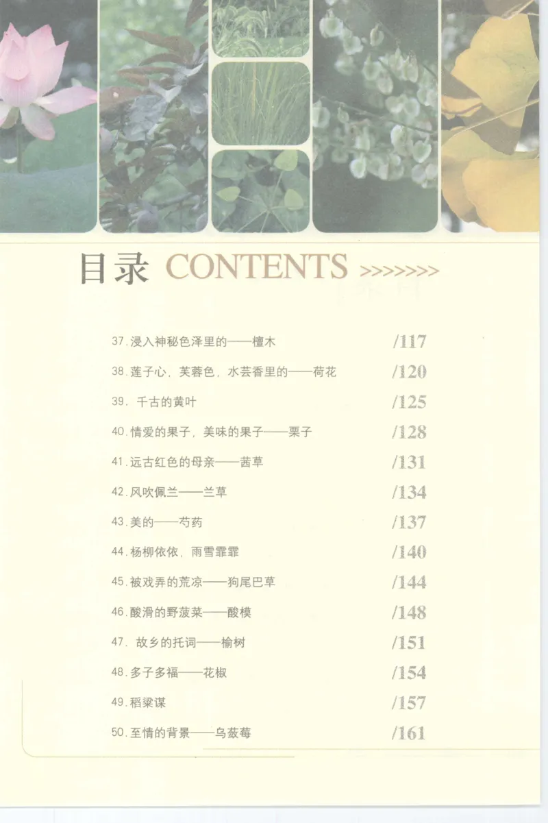 37.《美人如诗草木如织：诗经里的植物》[深圳一石编著][天津教育出版社][978-7-5309-4931-3][2007.7][P221]_绝版书_天涯系列_t涯_《天涯神贴去水印纯干货收藏版-汇总版》天涯的干货[pdf]