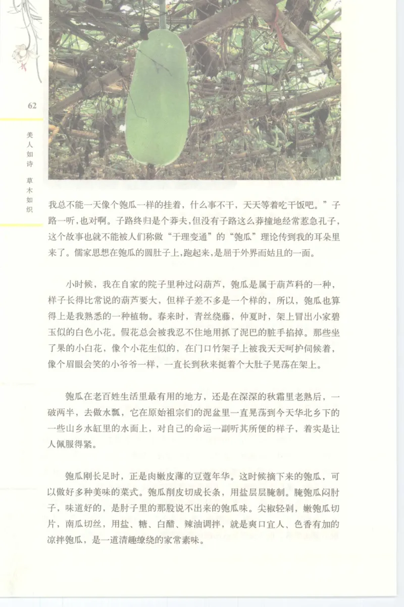 37.《美人如诗草木如织：诗经里的植物》[深圳一石编著][天津教育出版社][978-7-5309-4931-3][2007.7][P221]_绝版书_天涯系列_t涯_《天涯神贴去水印纯干货收藏版-汇总版》天涯的干货[pdf]