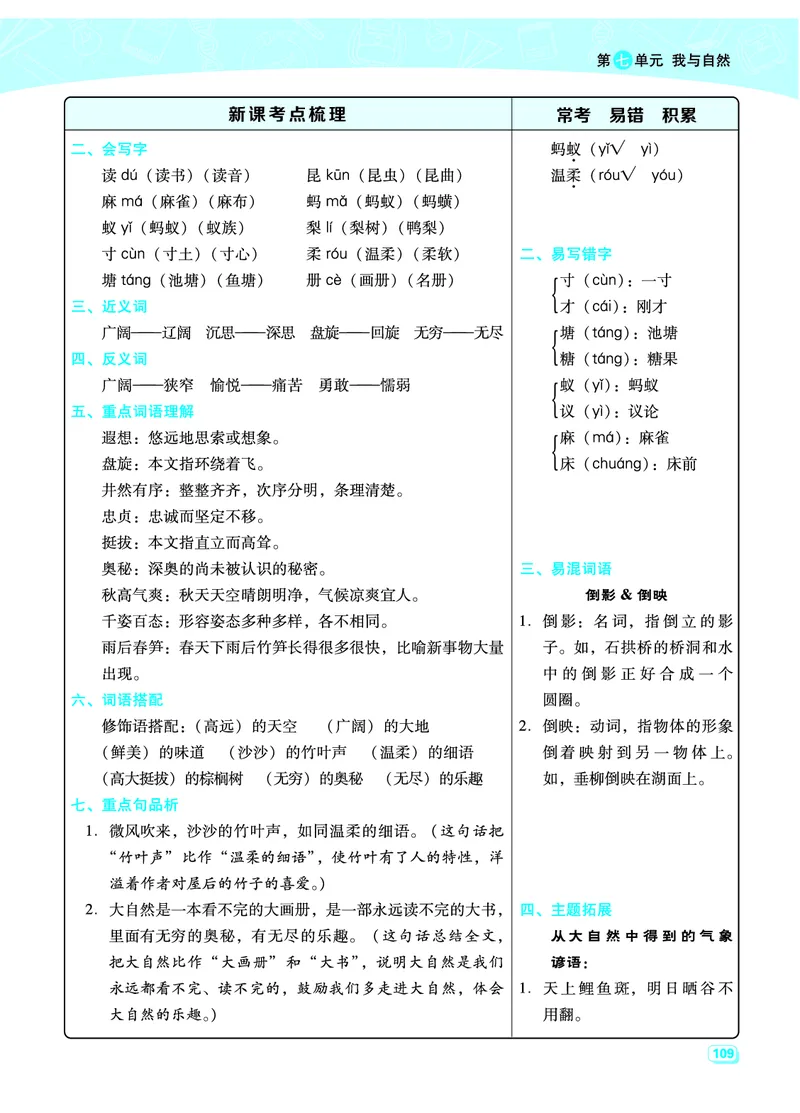 部编版三年级（上册）语文全册每一课考点梳理(需掌握)_三年级上下册资料_小学三年级学习资料-25年更新版_3-01、小学三年级语文上册_3-1-1、复习、知识点、归纳汇总