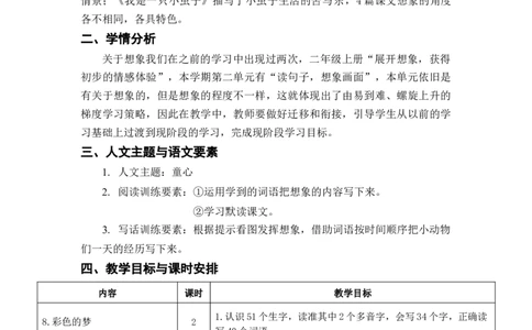 第四单元总案_二年级上下册资料_小学二年级学习资料-25年更新版_2-02、小学二年级语文下册_2-2-3、课件、讲义、教案_《名师教案》语文二年级下册（2022春）_第四单元
