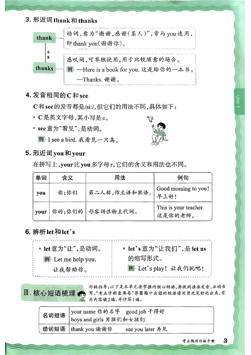 英语三上JJ版考点梳理补缺手册_25秋小学语数英习题试卷_英语_冀教版_英语《王朝霞考点梳理时习卷》冀教25秋_25秋《王朝霞考点梳理时习卷》英语冀教三上