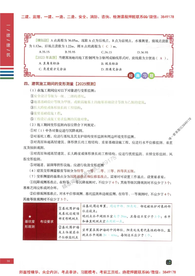 2025年一建-建筑-考点大爆料_2026年一级建造师_2026年一建建筑_2025年一建建筑SVIP_05-考前密训✿央企特训✿机构普押_27-建筑《考点大爆料+圈题AB卷》SMR