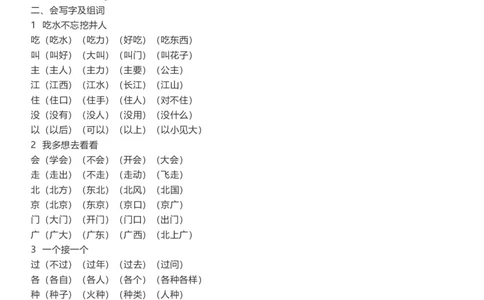 部编版一年级语文下册知识点总结(全册1-8单元)_一年级上下册资料_小学一年级学习资料-25年更新版_1-02、小学一年级语文下册_3-6-2-1、复习、知识点、归纳汇总_部编（人教）版_知识汇总