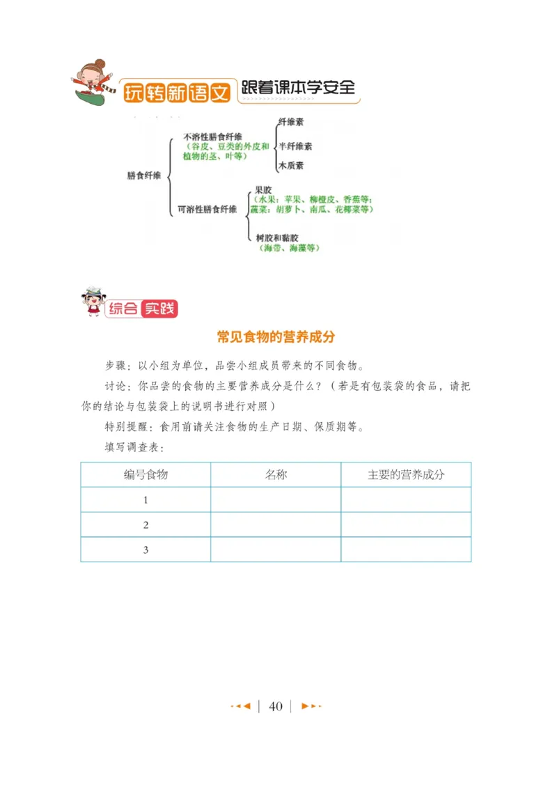 玩转新语文&middot;跟着课本学安全_三年级上下册资料_小学三年级学习资料-25年更新版_3-01、小学三年级语文上册_3-1-4、电子教材、课本_玩转新语文系列