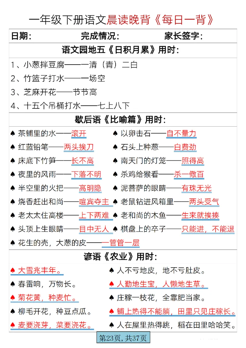 语文一年级下册晨读晚背每日一背_一年级上下册资料_一年级上语数英上下册学习资料_3-6-2、小学一年级语文下册_统编、部编、人教（语文全国统一只有一个版）_2024更新