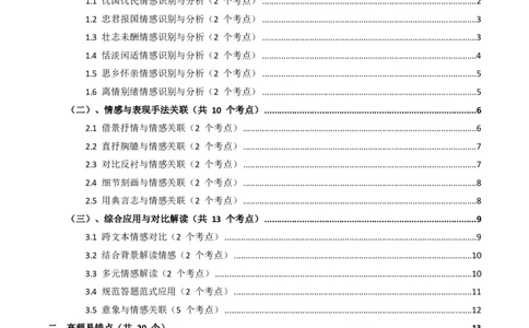 近5年全国各地中考语文古诗文阅读之情感主旨35个高频考点+20个高频易错点_462026中考语文一轮复习练考点+练专题+练模块_古诗文阅读之情感主旨