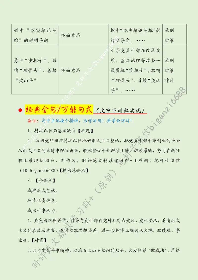0713---标注绿-持之以恒为基层减负_2026考公资料_（57）申论材料_00、笔杆子晨读材料_2024笔杆子晨读_笔杆子7月时政_0713持之以恒为基层减负话题：基层减负