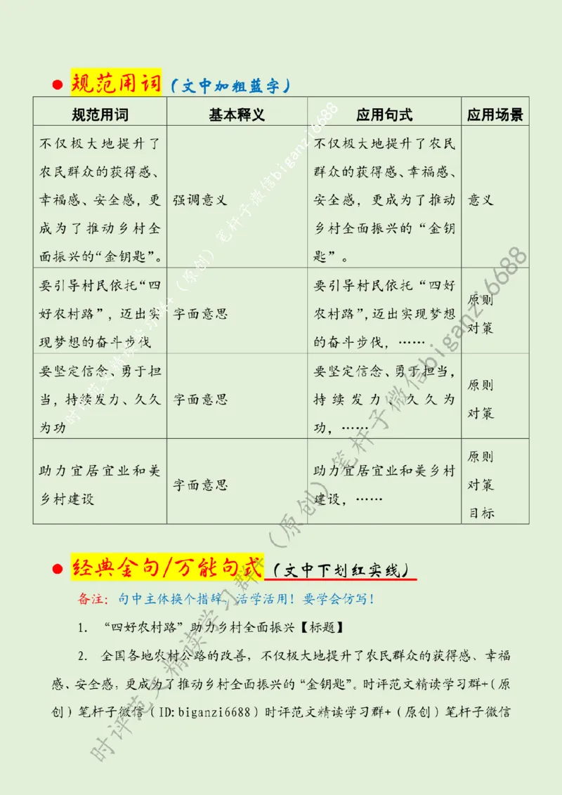 0709---标注绿-&ldquo;四好农村路&rdquo;助力乡村全面振兴_2026考公资料_（57）申论材料_00、笔杆子晨读材料_2024笔杆子晨读_笔杆子7月时政_0709&ldquo;四好农村路&rdquo;助力乡村全面振兴话题：乡村振兴