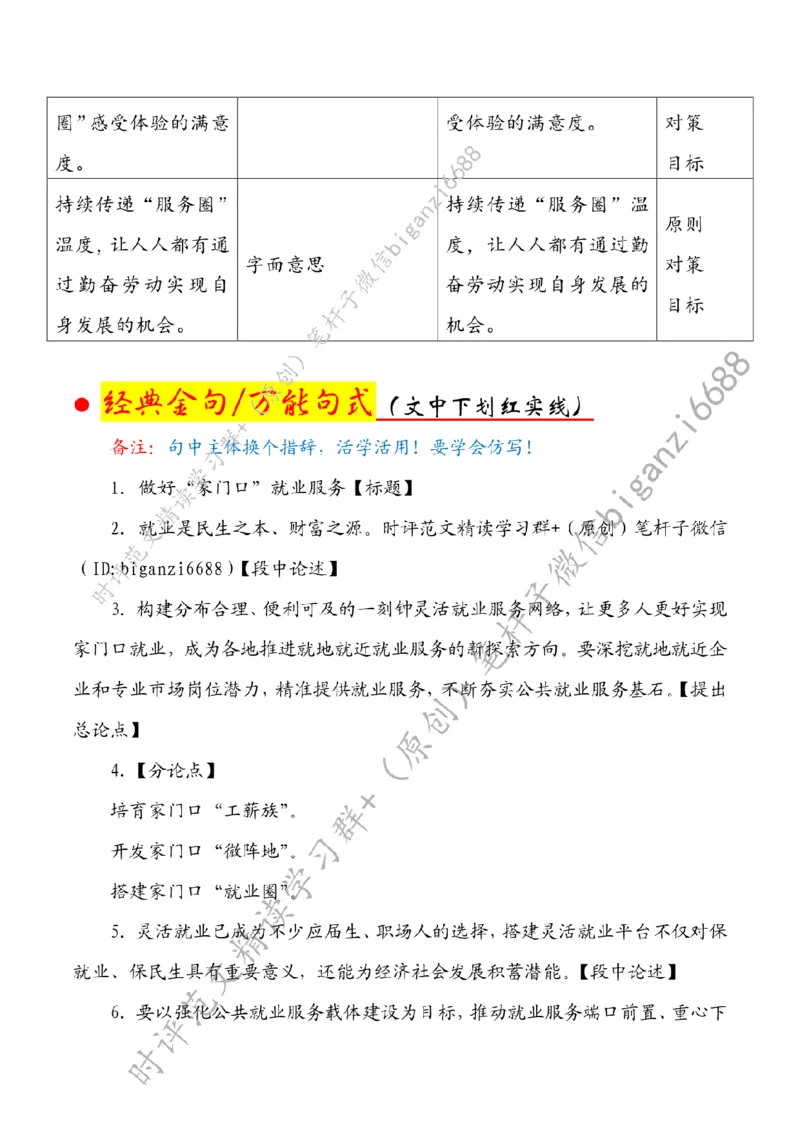 0824---标注白-做好&ldquo;家门口&rdquo;就业服务_2026考公资料_（57）申论材料_00、笔杆子晨读材料_2024笔杆子晨读_笔杆子8月时政_0824做好&ldquo;家门口&rdquo;就业服务话题：社会民生