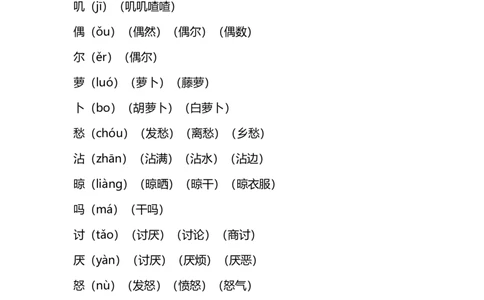 部编版语文三年级上册第四单元知识要点汇总_三年级上下册资料_小学三年级学习资料-25年更新版_3-01、小学三年级语文上册_3-1-1、复习、知识点、归纳汇总