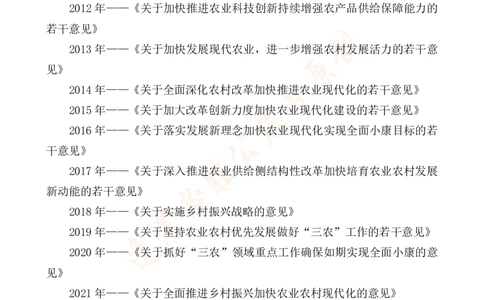 必胜哥2024年中央一号文件重点标注及70题_2026考公资料_（05）超格_超格时政_超格全国时政重点+重要会议讲话+720题_必胜哥、人才考试等机构时政福利