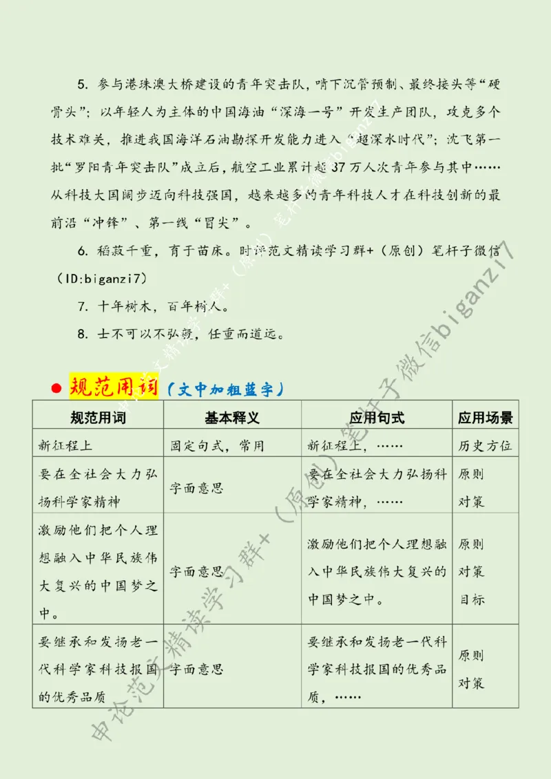 1020---标注绿-为科技创新汇聚磅礴青年之力_2026考公资料_（57）申论材料_00、笔杆子晨读材料_2024笔杆子晨读_笔杆子10月时政_1020为科技创新汇聚磅礴青年之力话题：科技强国