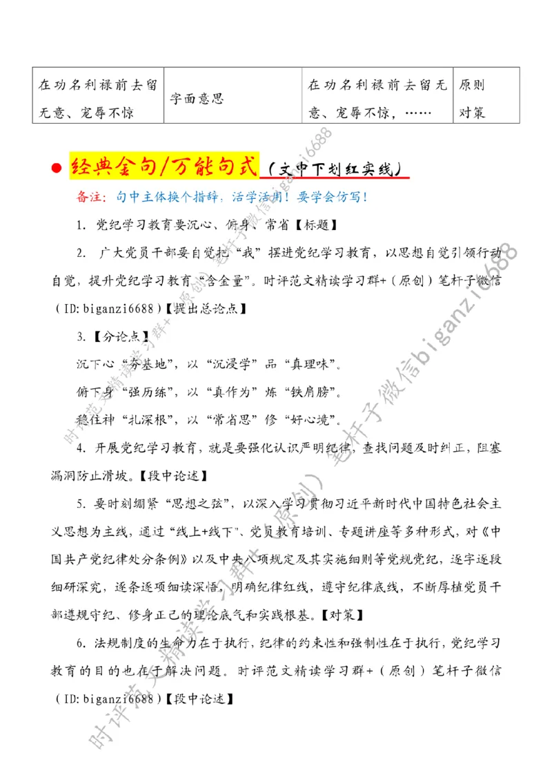 0428---标注白-党纪学习教育要沉心、俯身、常省_2026考公资料_（57）申论材料_00、笔杆子晨读材料_2024笔杆子晨读_笔杆子4月时政_0428党纪学习教育要沉心、俯身、常省