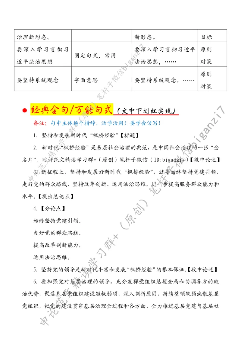 1022---标注白-坚持和发展新时代&ldquo;枫桥经验&rdquo;_2026考公资料_（57）申论材料_00、笔杆子晨读材料_2024笔杆子晨读_笔杆子10月时政_1022坚持和发展新时代&ldquo;枫桥经验&rdquo;话题：基层治理