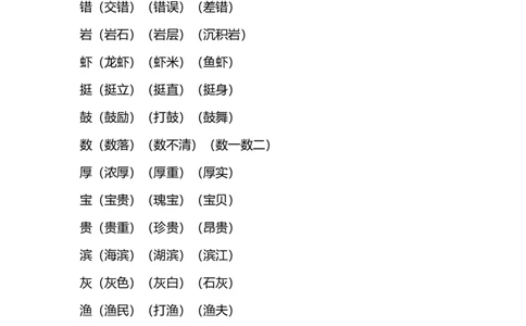 部编版语文三年级上册第六单元知识要点汇总_三年级上下册资料_小学三年级学习资料-25年更新版_3-01、小学三年级语文上册_3-1-1、复习、知识点、归纳汇总