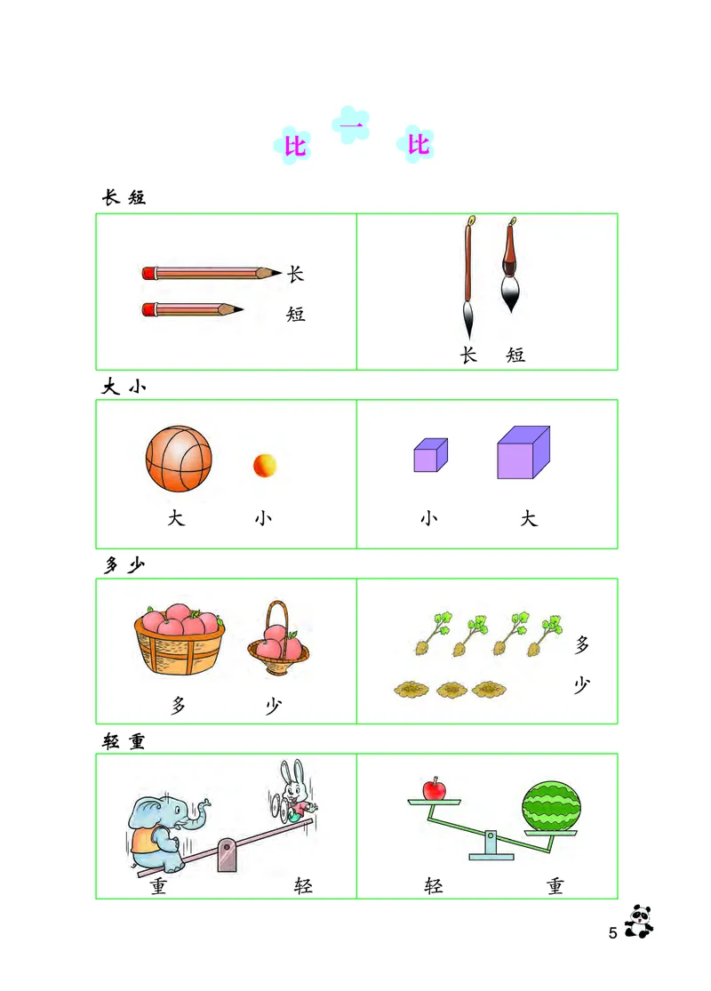 西南师大版一年级上册数学PDF电子课本_一年级上下册资料_一年级上语数英上下册学习资料_3-6-3、小学一年级数学上册_西师版_11、电子课本