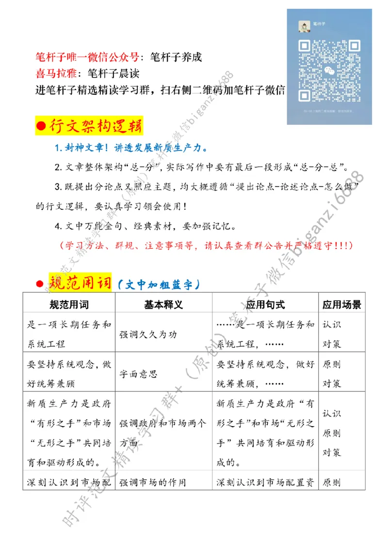 0716---标注白-在深化认识中加快发展新质生产力_2026考公资料_（57）申论材料_00、笔杆子晨读材料_2024笔杆子晨读_笔杆子7月时政