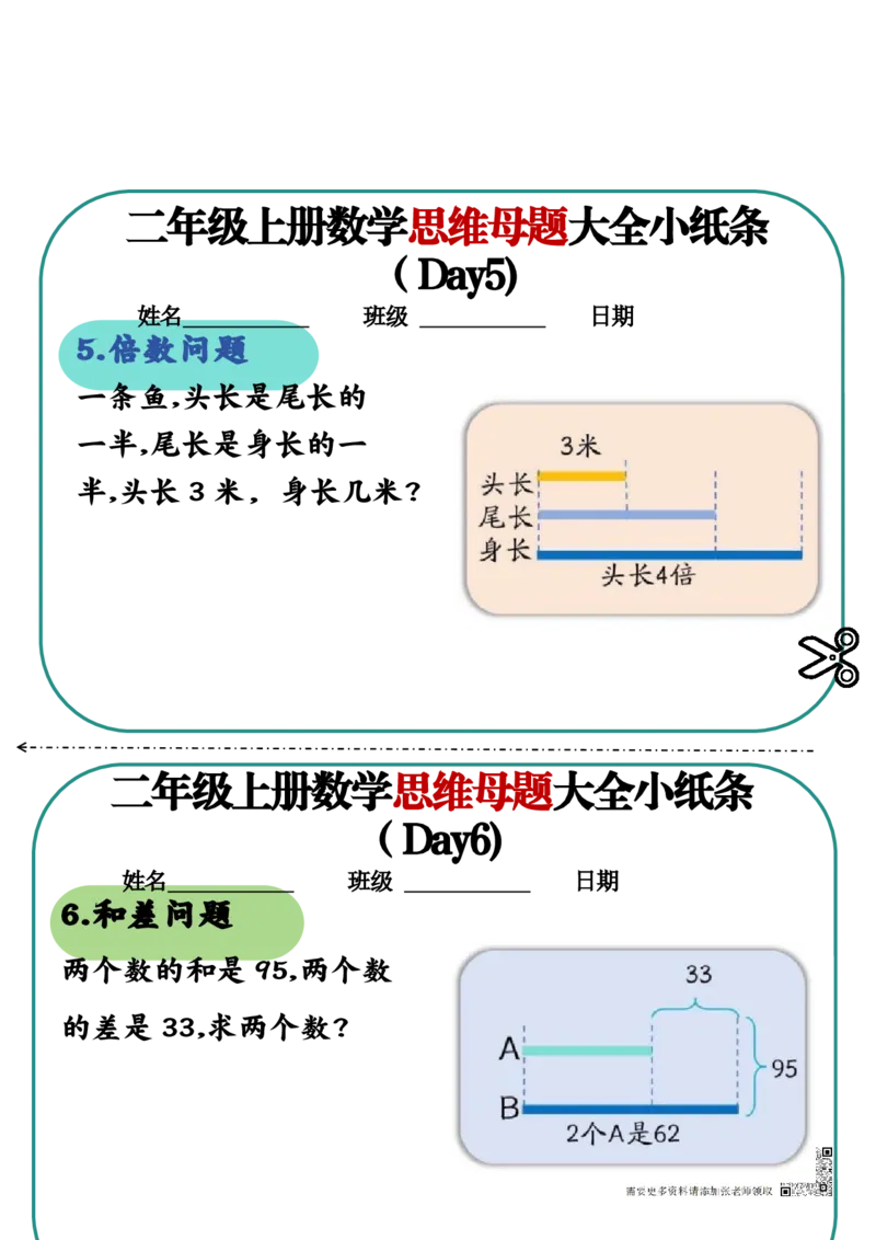 空白版思维母题(1)_二年级上下册资料_二年级上册小红书同款资料_二年级