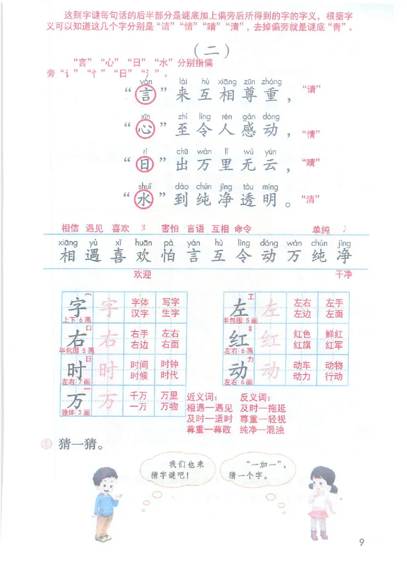 课堂笔记部编版语文一年级下册课堂笔记（无水印）_一年级上下册资料_小学一年级学习资料-25年更新版_1-02、小学一年级语文下册_3-6-2-1、复习、知识点、归纳汇总_部编（人教）版