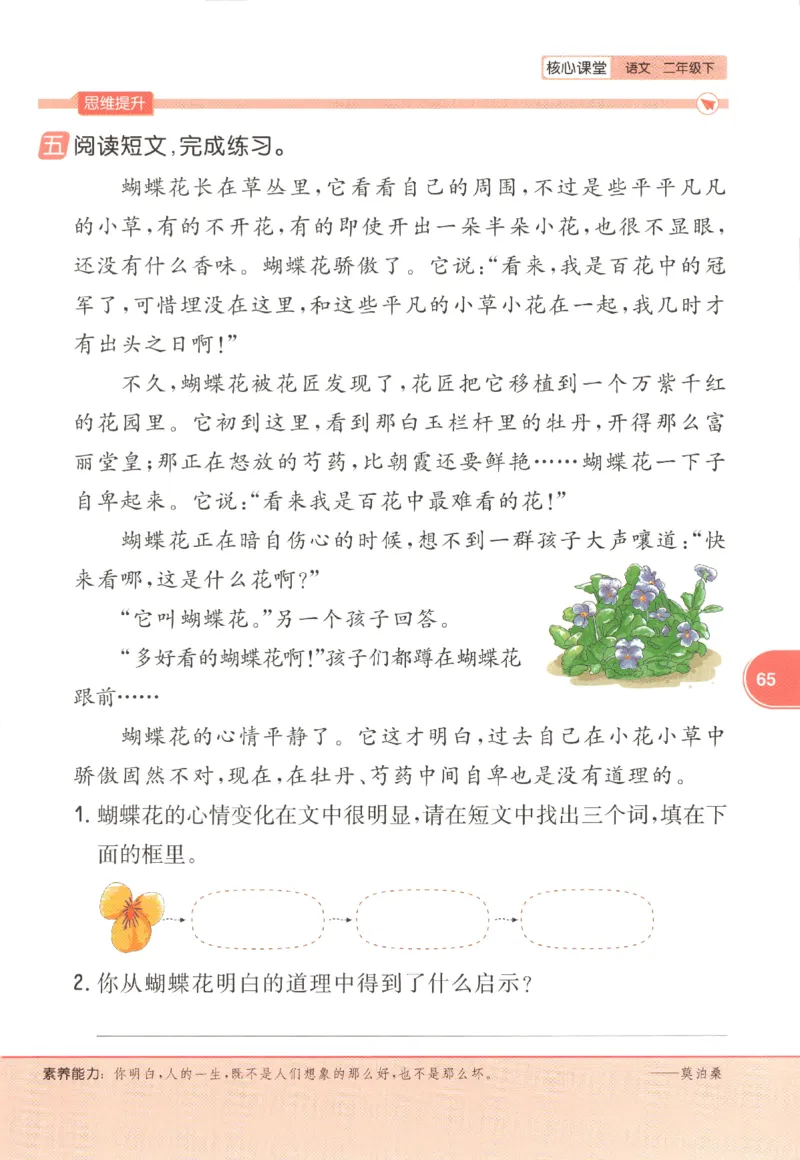核心课堂.语文二年级.下_二年级上下册资料_53黄冈多个品牌系列资料_语文