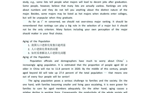 CET-6六级考试必备范文10篇_六级_六级写作专项_六级写作