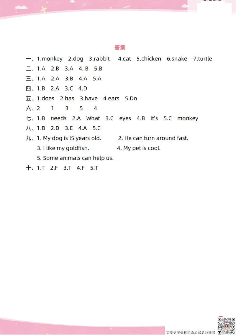 新起点英语三上过关卷_(1)_三年级上下册资料_三年级上册小红书同款资料_三年级(1)