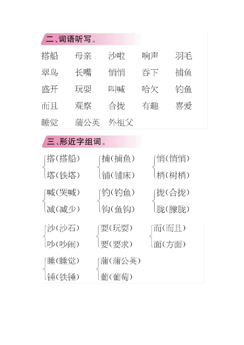 统编版小学语文三年级（上）知识点梳理_三年级上下册资料_小学三年级学习资料-25年更新版_3-01、小学三年级语文上册_3-1-1、复习、知识点、归纳汇总_语文三（上）1-8单元知识点