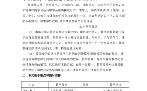第三单元教学初探_25秋七彩课堂统编版语文一年级上册教学资源包_七彩课堂统编版语文一年级上册教案_优质版教案_第三单元