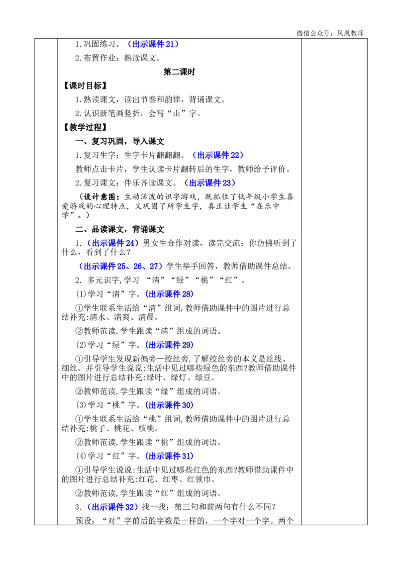识字5对韵歌优质版教案_25秋七彩课堂统编版语文一年级上册教学资源包_七彩课堂统编版语文一年级上册教案_优质版教案_第六单元