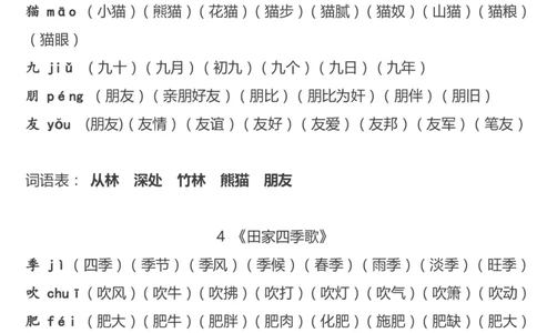 精心整理丨部编二年级语文上册重点字词汇总_二年级上下册资料_小学二年级学习资料-25年更新版_2-01、小学二年级语文上册_2-1-1、复习、知识点、归纳汇总_知识汇总