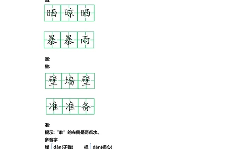 部编版小学三年级上册语文第四单元知识重点_三年级上下册资料_小学三年级学习资料-25年更新版_3-01、小学三年级语文上册_3-1-1、复习、知识点、归纳汇总