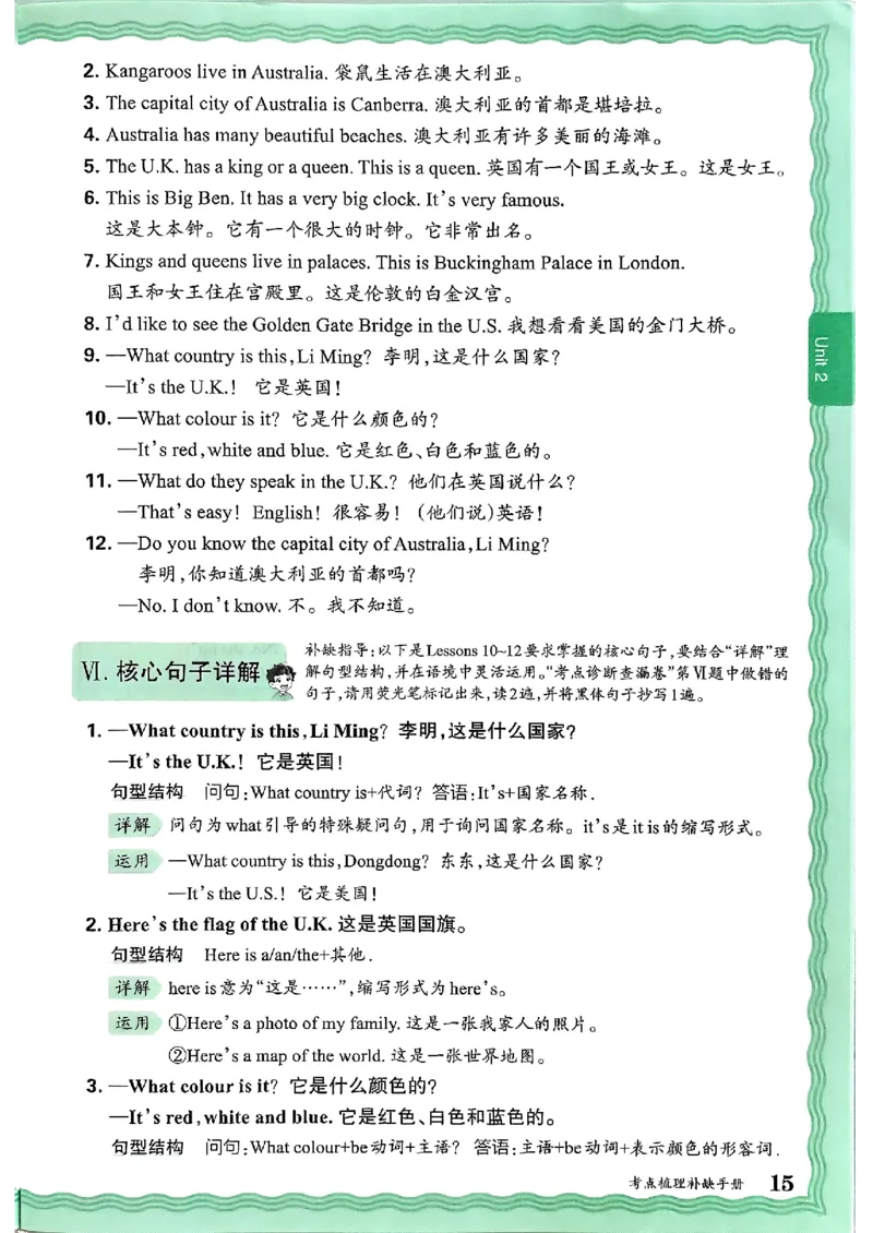 英语五上JJ版补缺手册_25秋小学语数英习题试卷_英语_冀教版_英语《王朝霞考点梳理时习卷》冀教25秋_25秋《王朝霞考点梳理时习卷》英语冀教五上